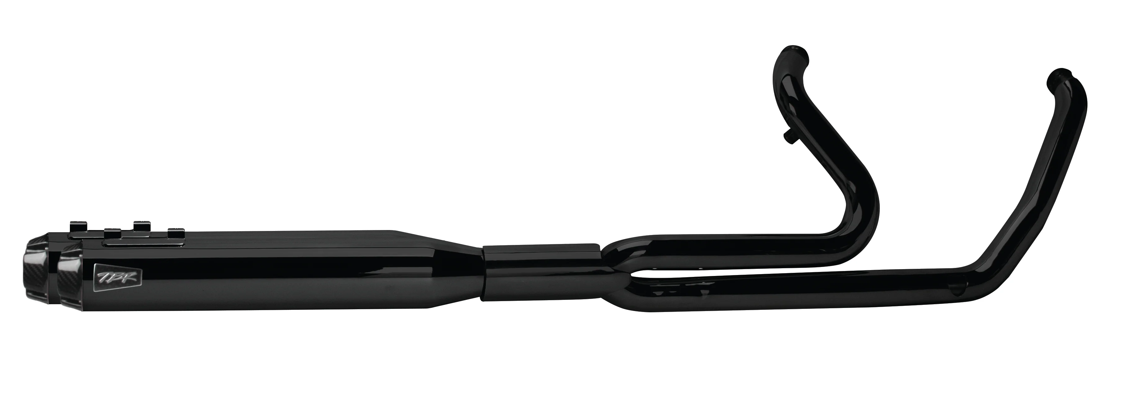 (2017-23) Touring 2-1 Ghost Full System - Black w/ Carbon Fiber Endcap