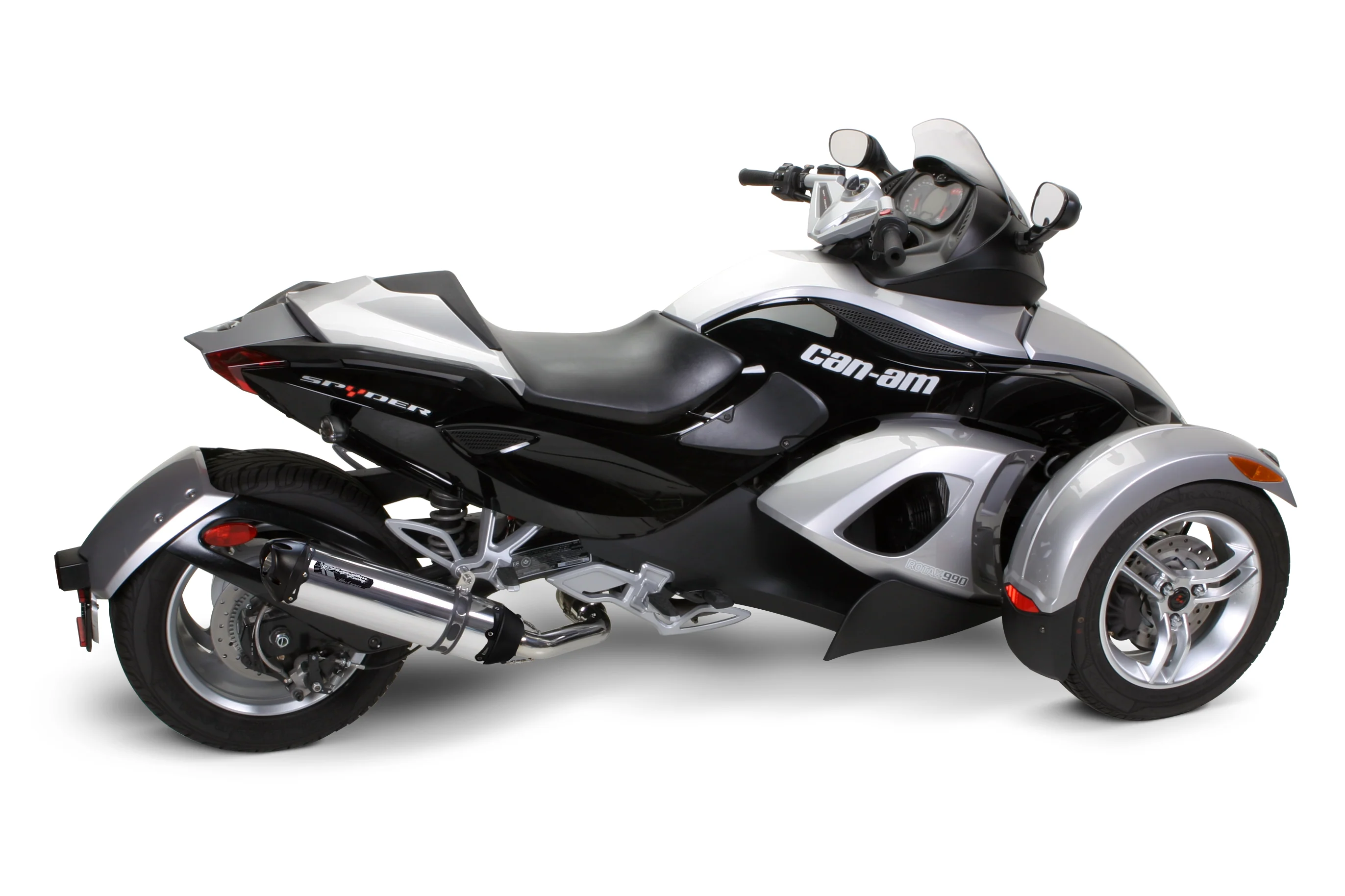 Can-Am Spyder RS (2008-2012) S1R Black Aluminum Slip-On - Part Number 005-2290406V-B - Image 2
