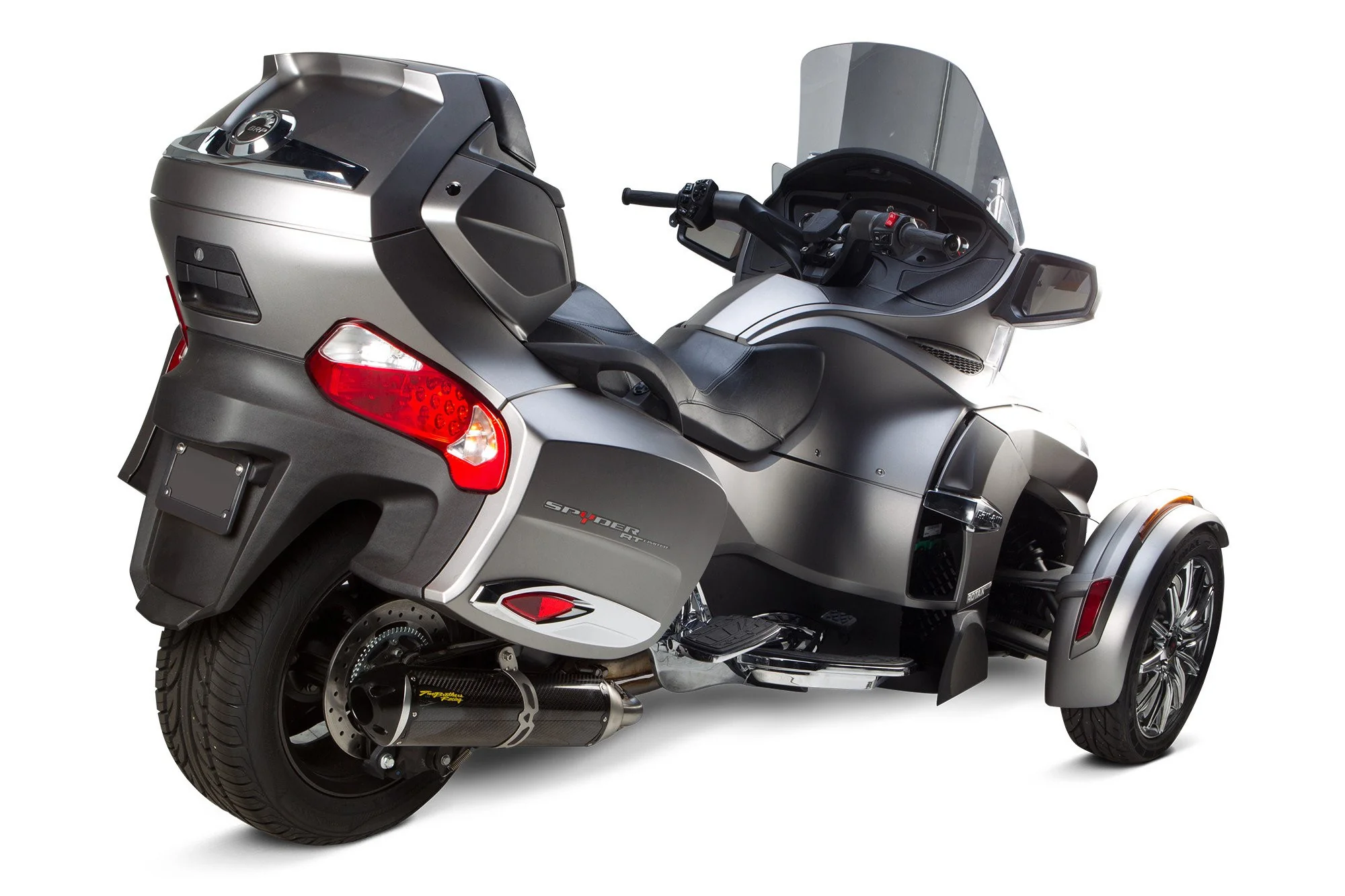 Can-Am Spyder RT (2014+) S1R 3K Black Carbon Slip-On - Part Number 005-3930405-S1B - Image 3