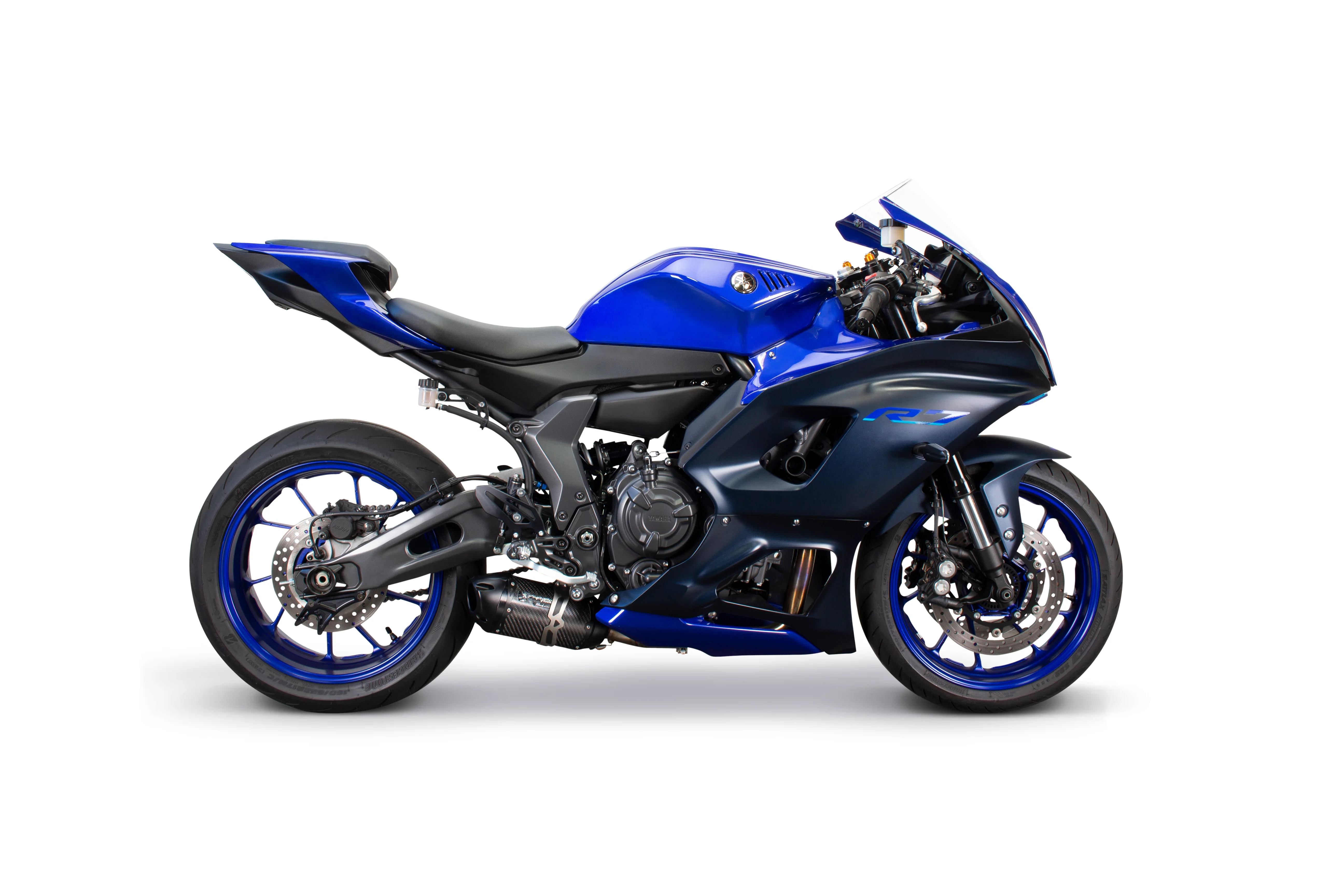 YAMAHA R7/MT-07 S1R BLK Aluminum Full-System (2022-2025) - Image 2