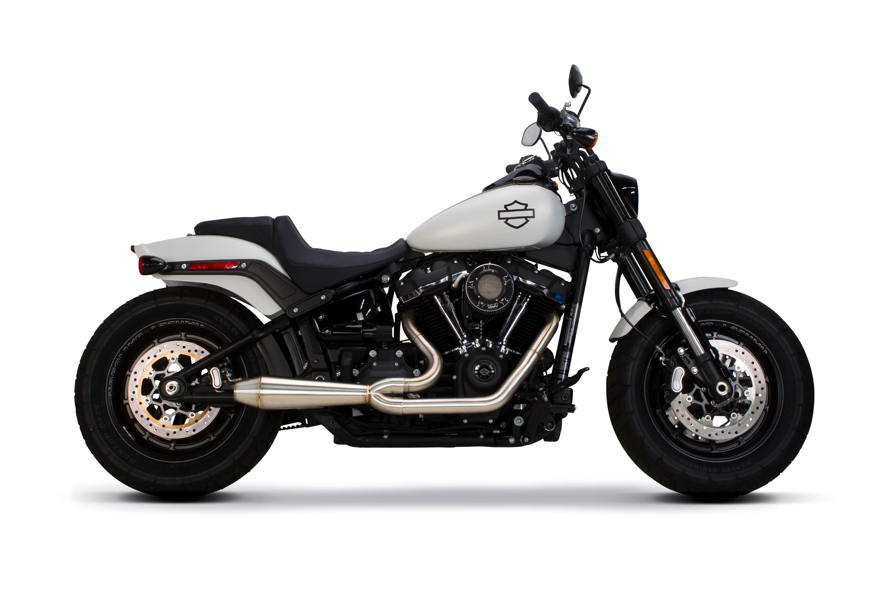Harley Davidson Softail (2018+) Megaphone Gen II 2-into-1 Stainless Steel - Part Number 005-4970199 - Image 2