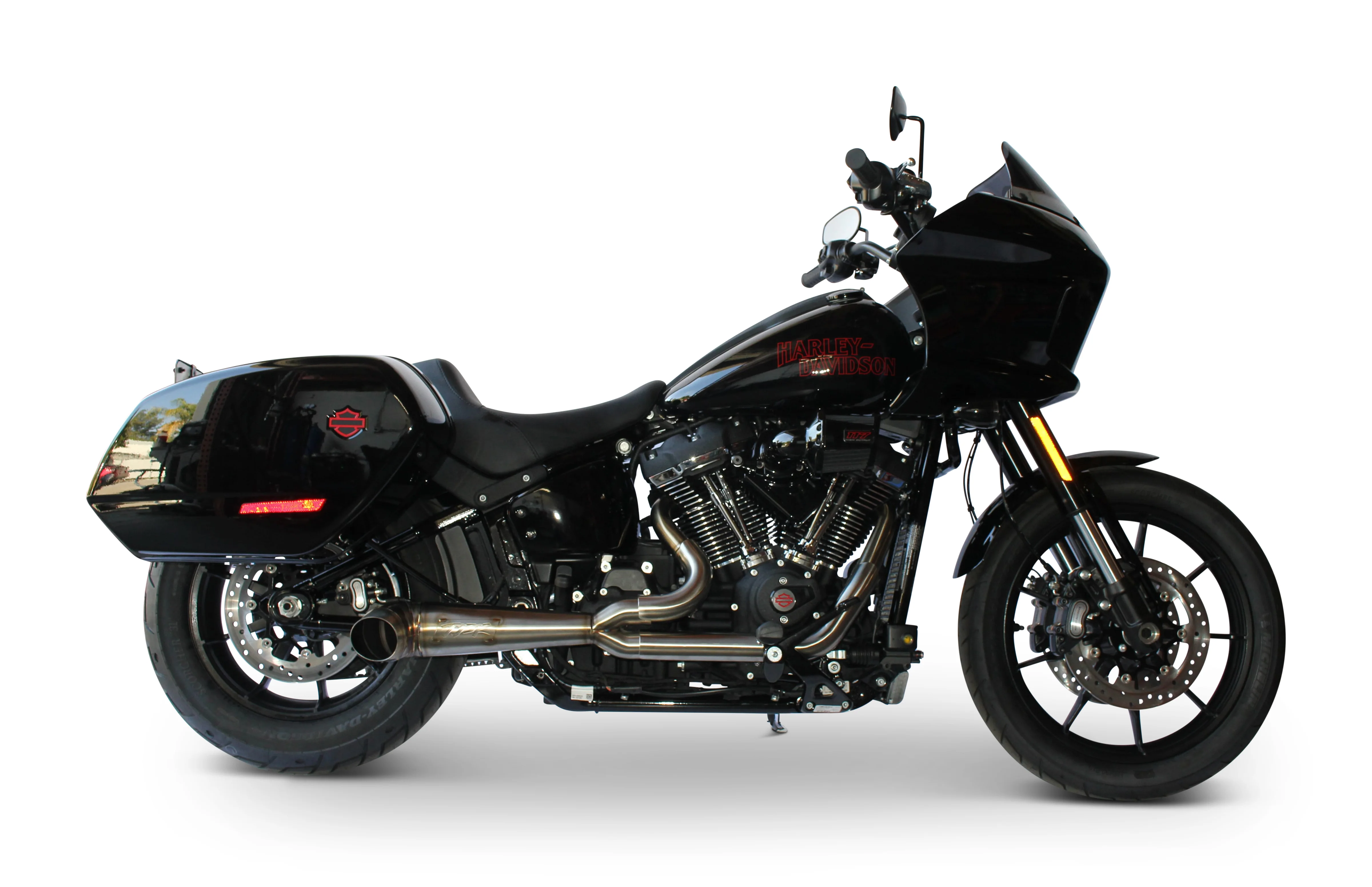 Harley Davidson Softail (2025+) Heritage/ST Apex Shorty Turnout 2-into-1 Stainless Steel - Part Number 005-5620199-SG - Image 5
