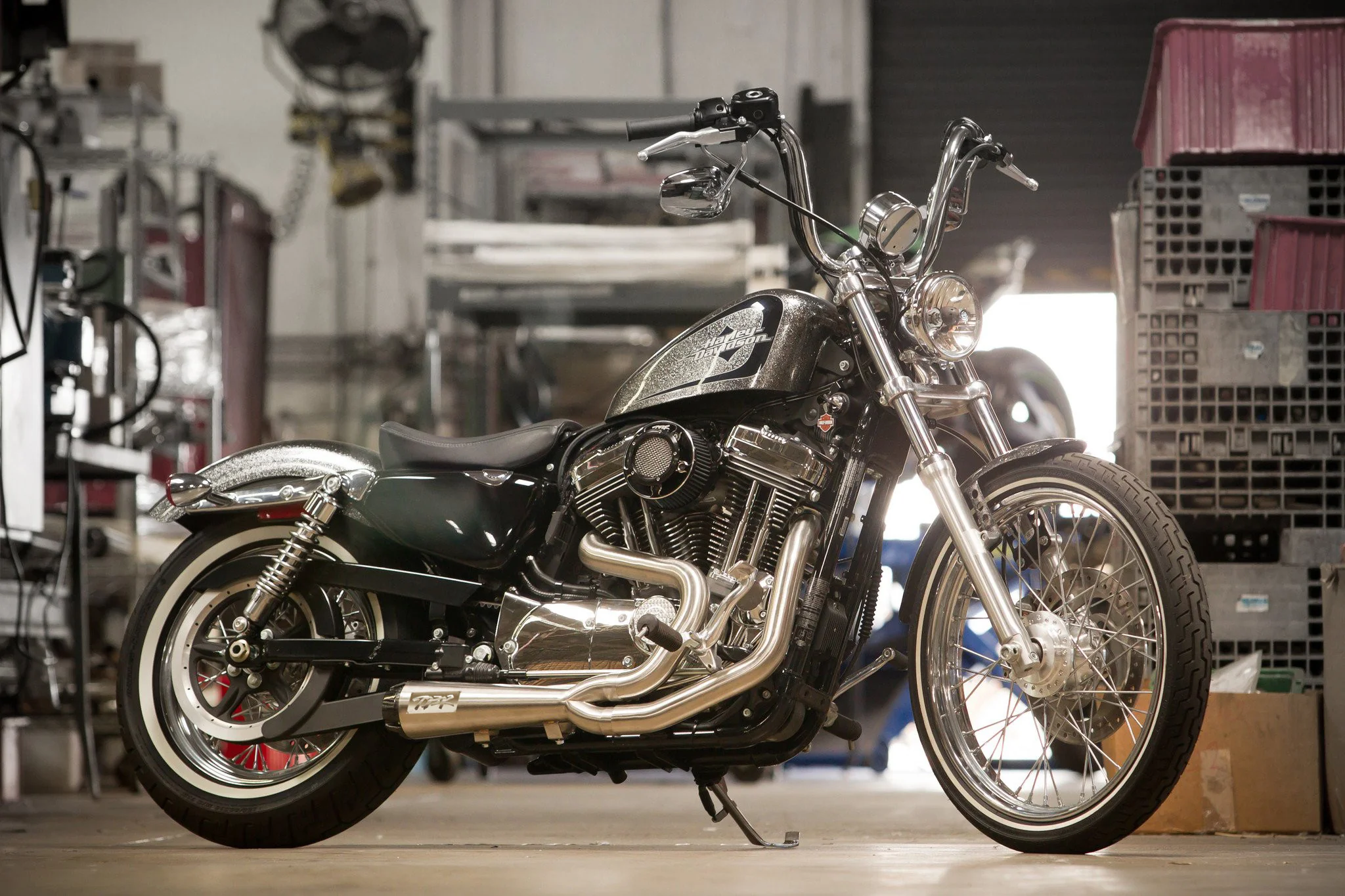 Harley Davidson Sportster 2-into-1 Full Exhaust System (2014-2022) - Image 3