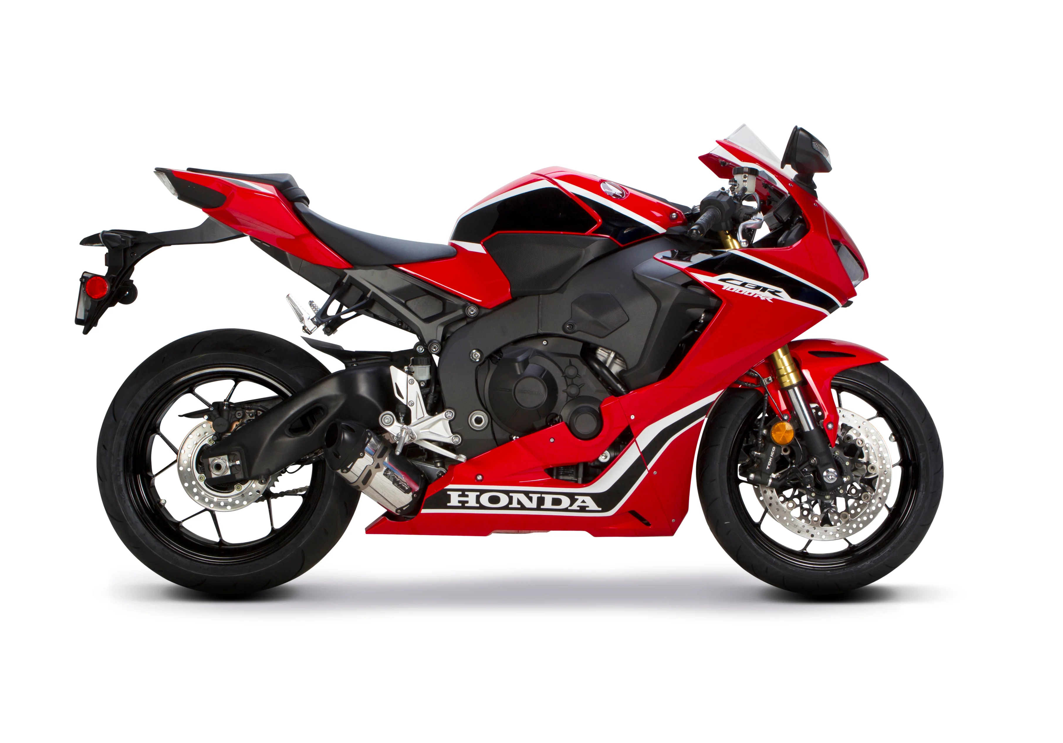 Honda CBR1000RR (2017+) S1R Black Aluminum Slip-On - Part Number 005-4820406-S1B - Image 2