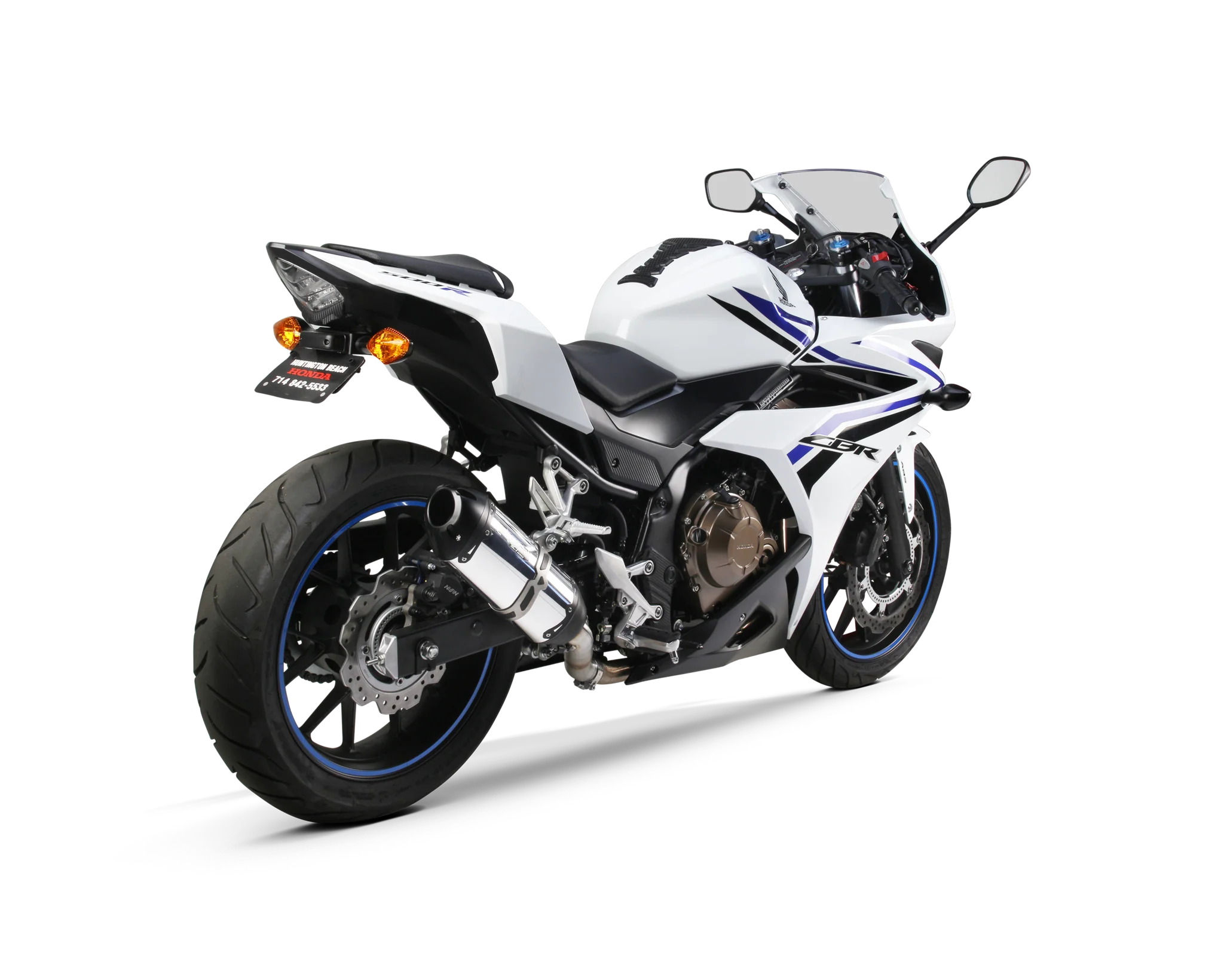 Honda CBR500R (2016-2020) S1R Black Series Aluminum Full System - Part Number 005-4470106-S1B - Image 3