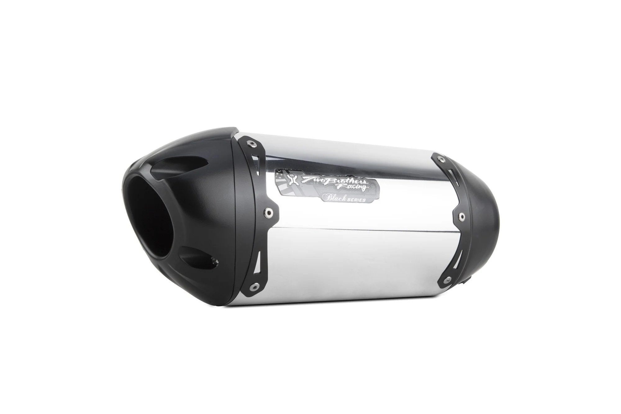 Honda CBR600F4i (2001-2007) S1R Black Aluminum Slip-On - Part Number 005-040406V-B