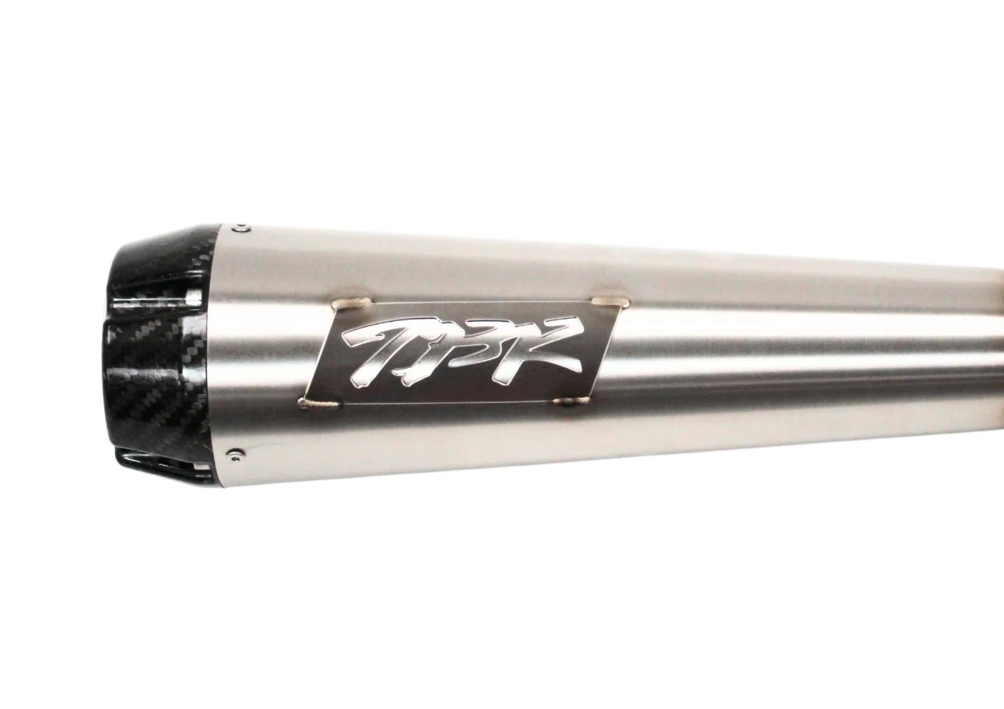 Indian Scout (2025) Comp-S 2-into-1 Stainless Steel w/Carbon Fiber Endcap - Part Number 005-5550199