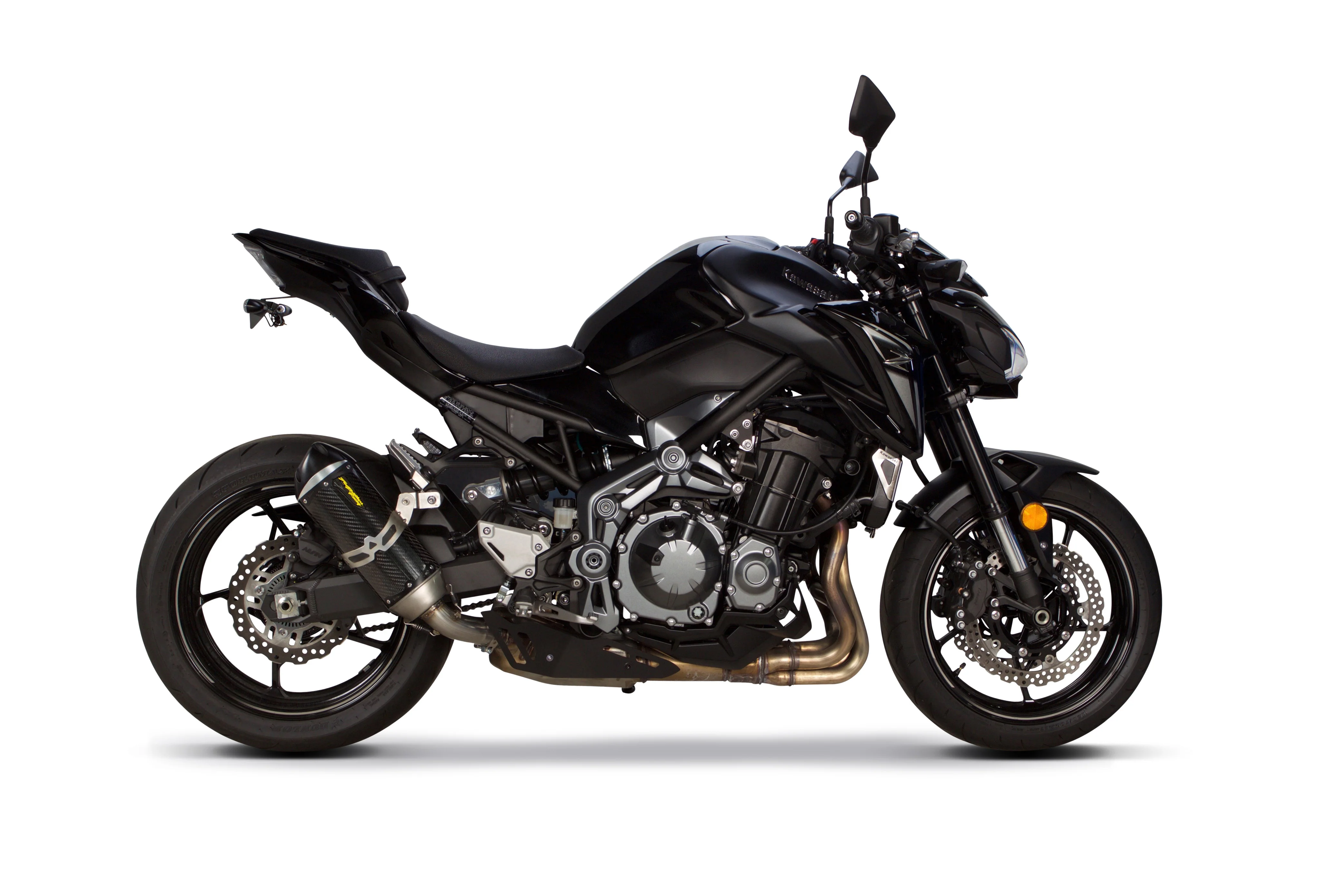 Kawasaki Z-900 (2017-2024) S1R Black Carbon Slip-On - Part Number 005-4780407-S1B - Image 2