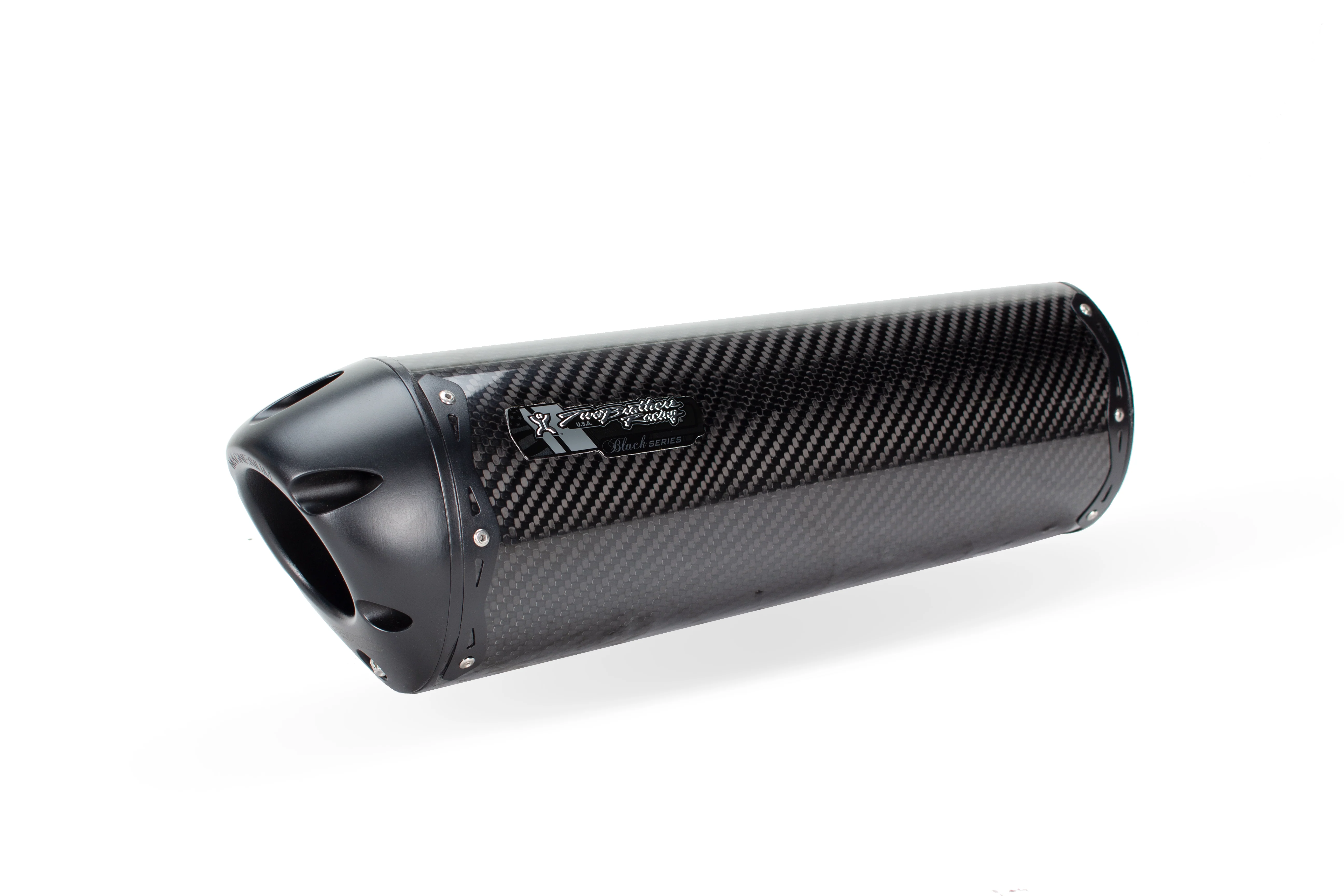 Kawasaki ZX-14R (2012-2025) Dual S1R 3K Black Carbon Slip-On - Part Number 005-3160405DV-B