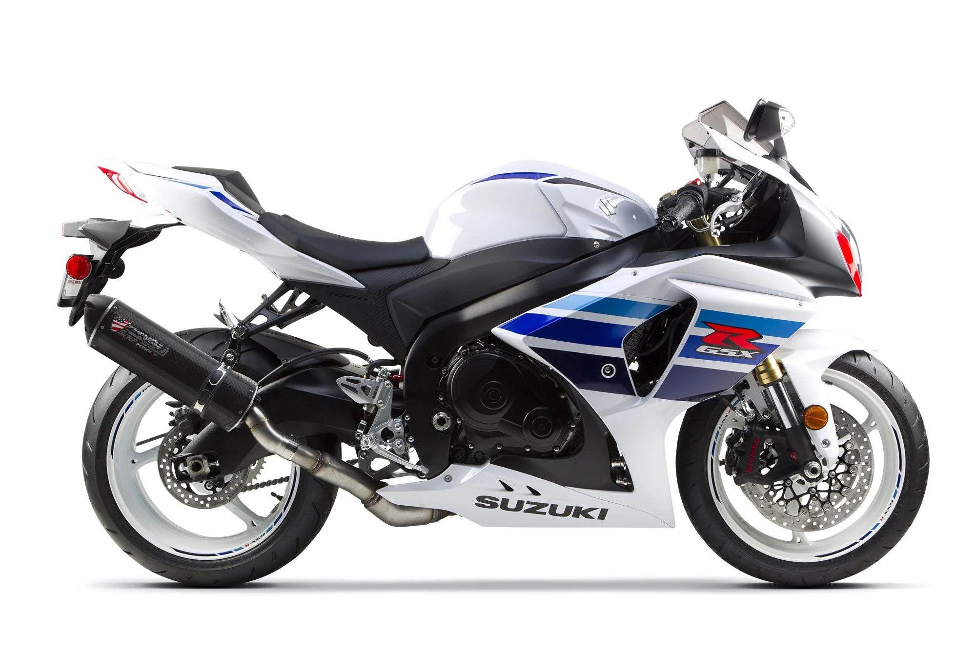 Suzuki GSX-R1000 (2012-2016) M2 Black Aluminum Slip-On - Part Number 005-3210406-S1B - Image 2