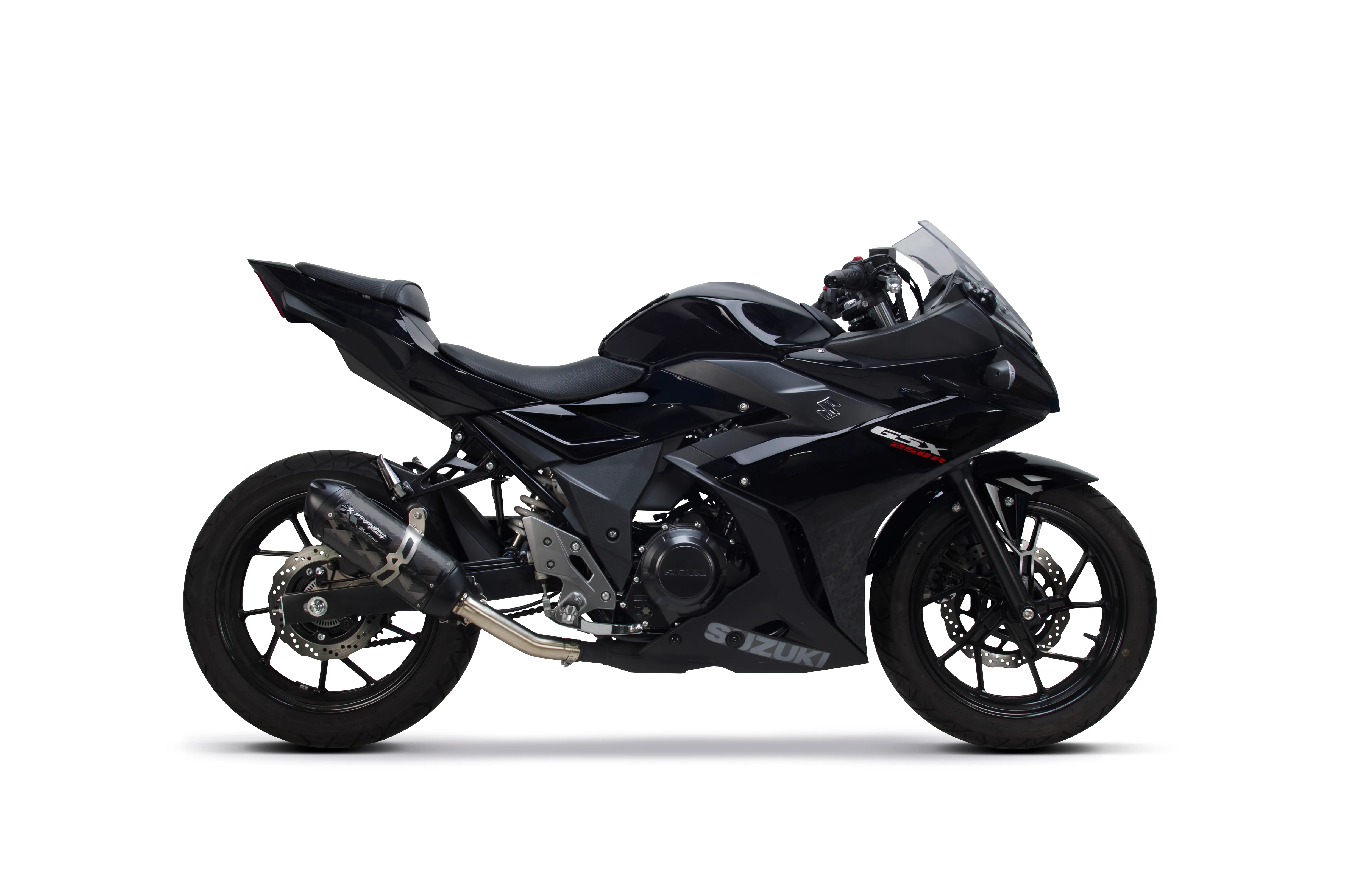 Suzuki GSX-R250 (2018-2025) S1R 3K Black Carbon Slip-On - Part Number 005-5050405-S1B - Image 2