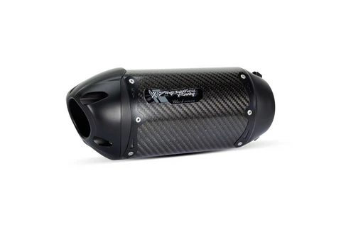Suzuki Hayabusa (2008-2020) Dual S1R 3K Black Carbon Slip-On - Part Number 005-1930405DS1B