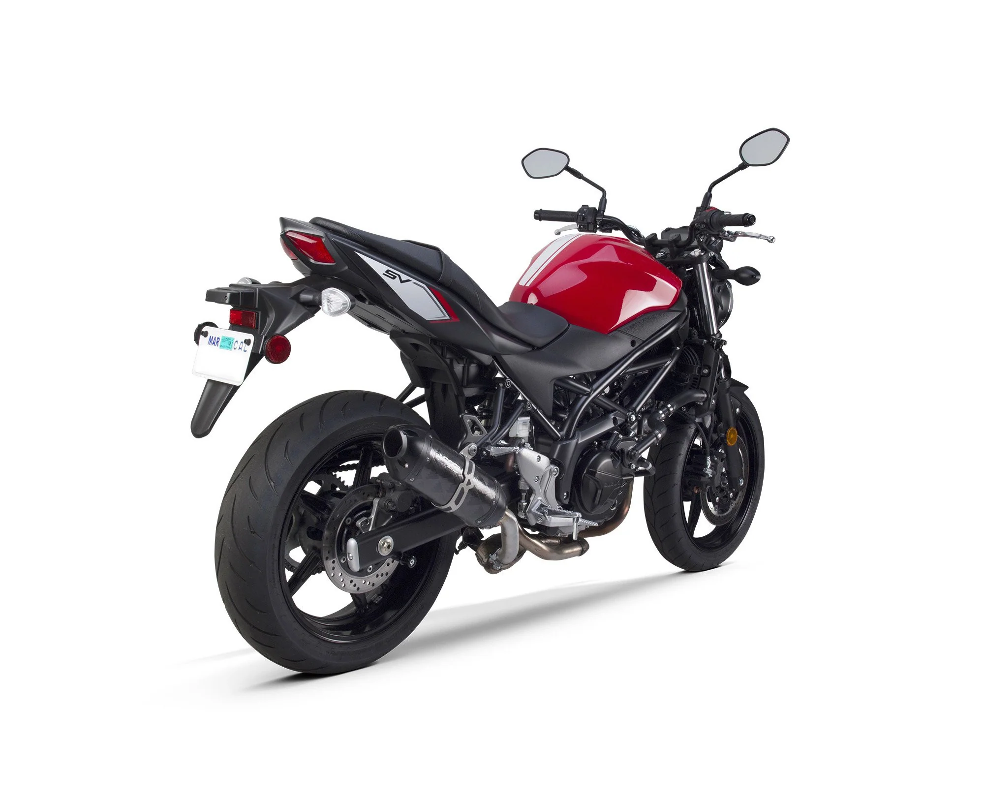 Suzuki SV650 / SV650S (2017-2024) S1R 3K Black Carbon Slip-On - Part Number 005-4500405-S1B - Image 3