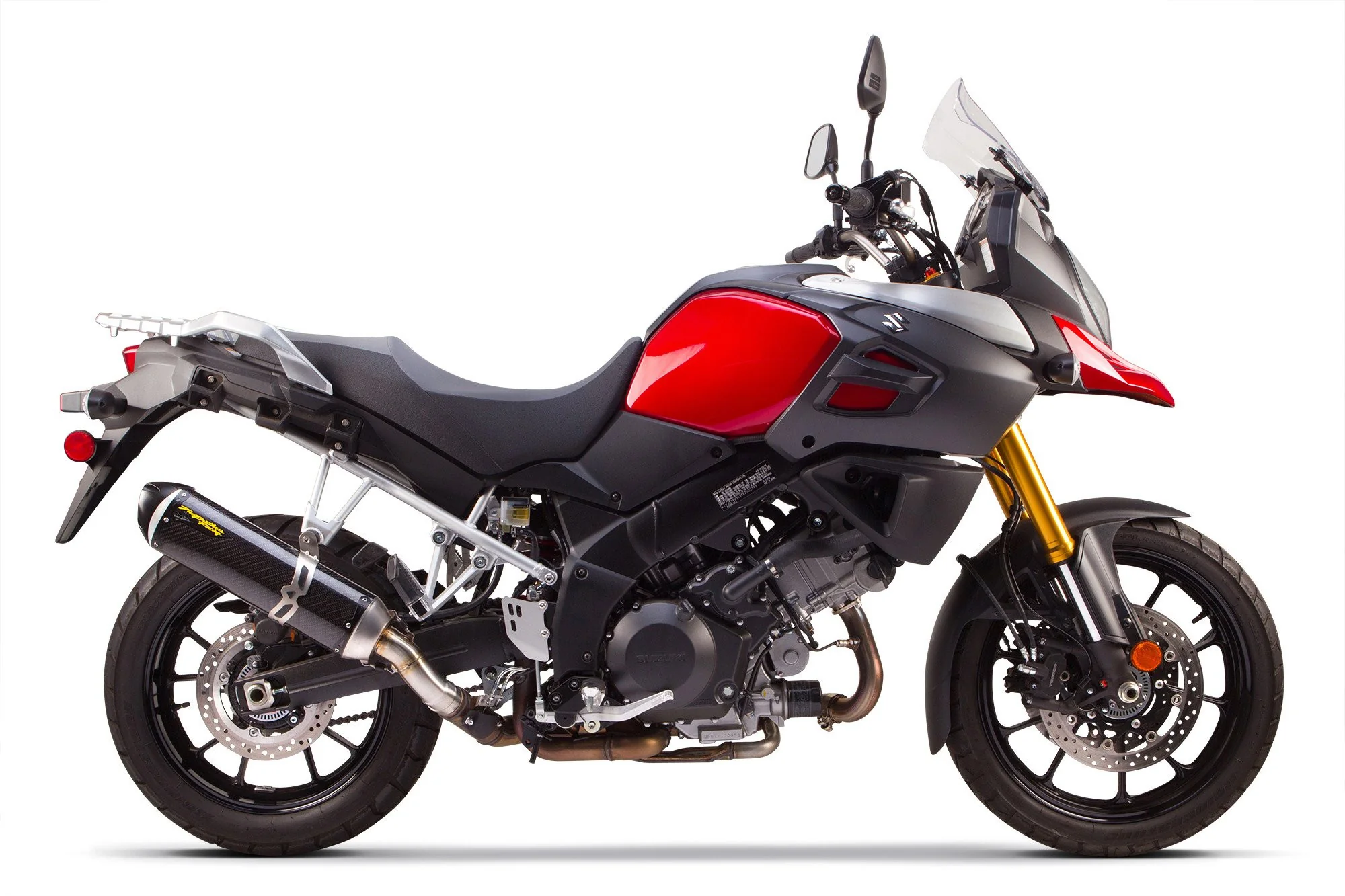 Suzuki V-Strom 1000 / DL1000 (2014-2019) S1R Standard Carbon Slip-On - Part Number 005-4130405-S1 - Image 2