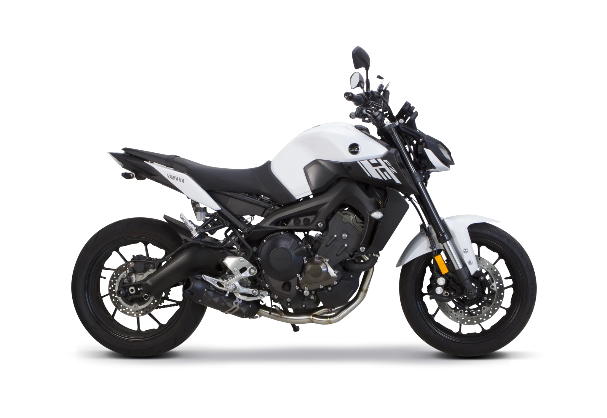 Yamaha (2016-2021) FJ-09/XSR900 and (2014-2020) FZ-09 S1R Black Aluminum Full System - Image 2