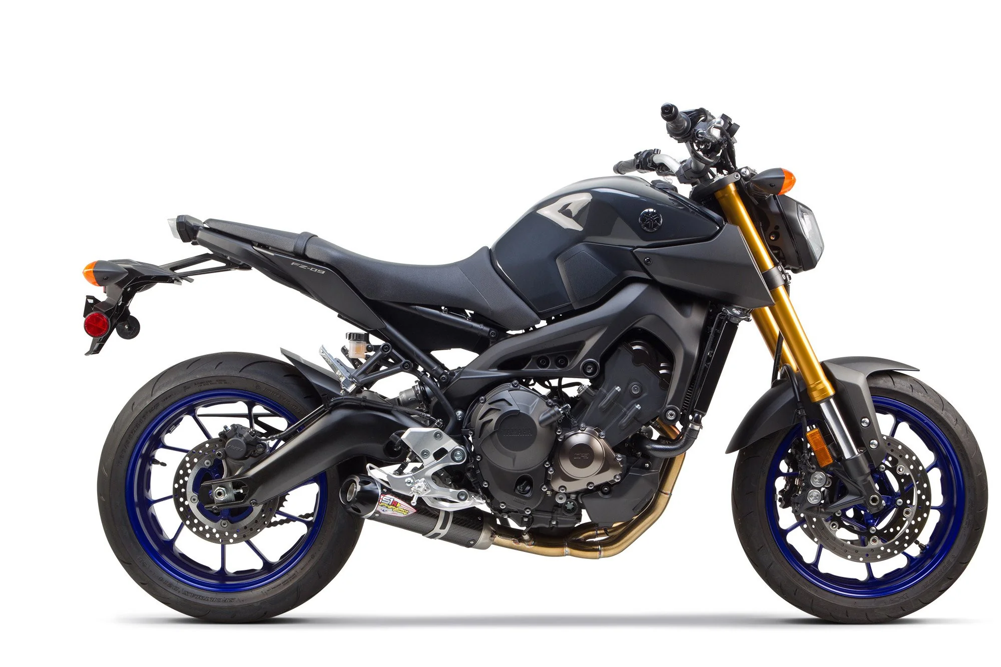 Yamaha (2016-2021) FJ-09/XSR900 and (2014-2020) FZ-09 S1R 3K Black Carbon Full System - Image 4