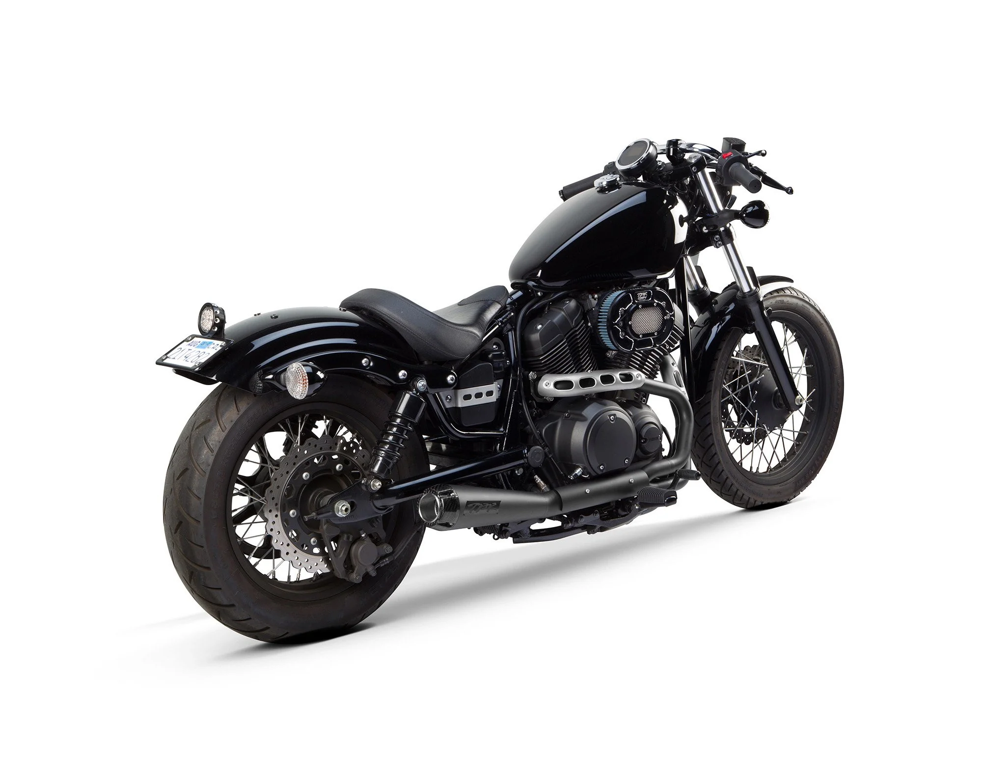 Yamaha Bolt / SCR 950 (2014+) Comp-S 2-into-1 Ceramic Black Full System Exhaust - Part Number 005-3690199-B - Image 3