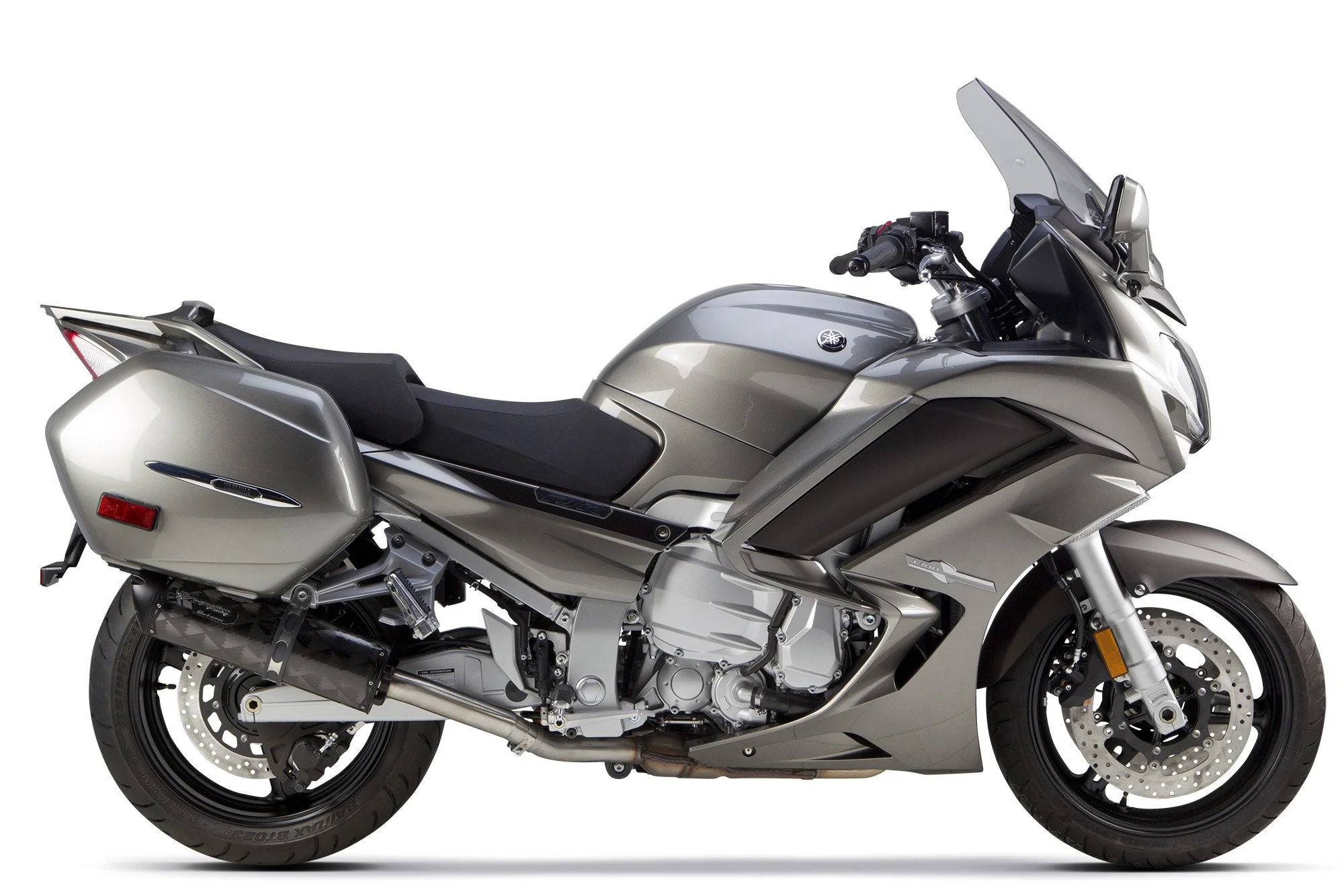 Yamaha FJR1300 (2006-2022) M2 Dual Black Titanium Slip-On - Part Number 005-1560408DM-B - Image 2