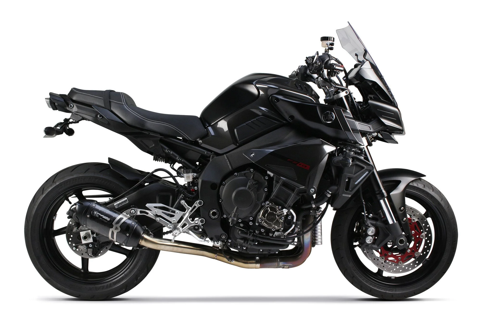 Yamaha FZ-10 (2017) / MT-10 (2018-2025) S1R 3K Black Carbon Slip-On Cat-Eliminator System - Image 2