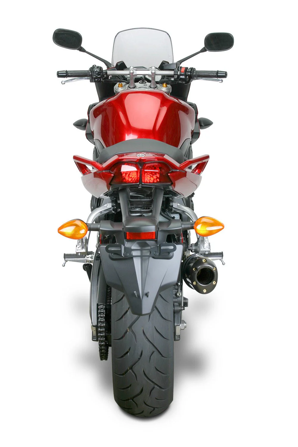 Yamaha FZ1 (2006-2015) M2 Black Titanium Slip-On - Part Number 005-1500408V-B - Image 3