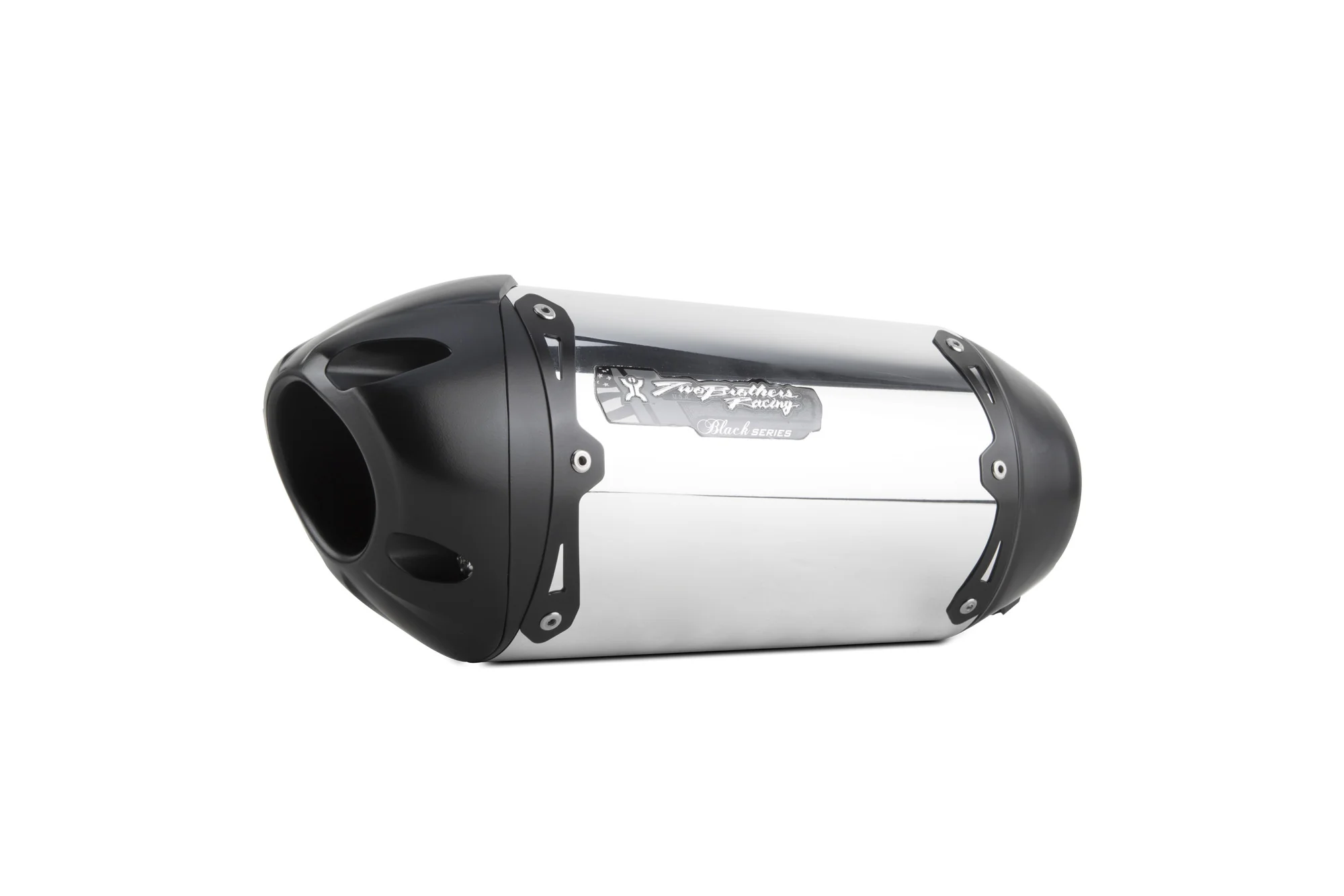 Yamaha R3 (2015-2024) / MT03 (2020-2021) S1R Black Aluminum Slip-On - Part Number 005-4160406-S1B