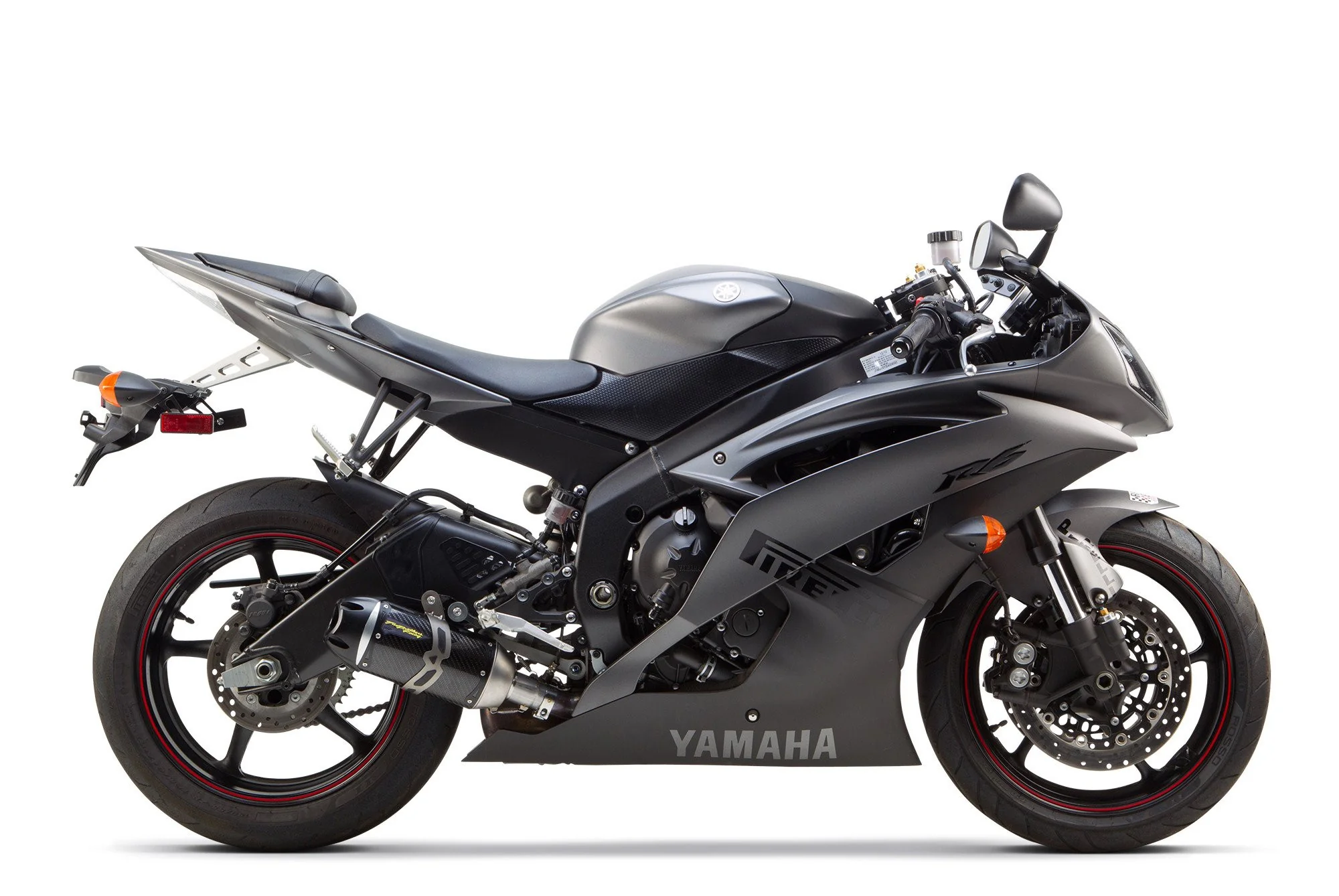 Yamaha R6 (2006-2018) S1R Black Carbon Slip-On - Part Number 005-3850405-S1B - Image 2